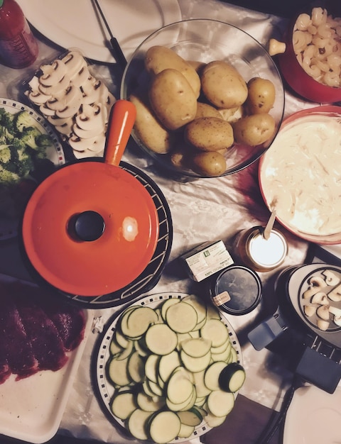 Zbliżenie na potrawy bloga